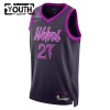 Camiseta Niños Minnesota Timberwolves Rudy Gobert 2025-26 Nike City Edition Negro Swingman